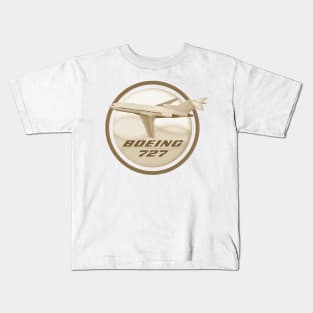 727 in flight Kids T-Shirt